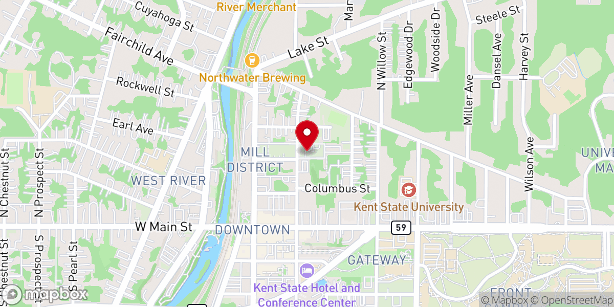 Map showing location of St. Patrick Roman Catholic Parish