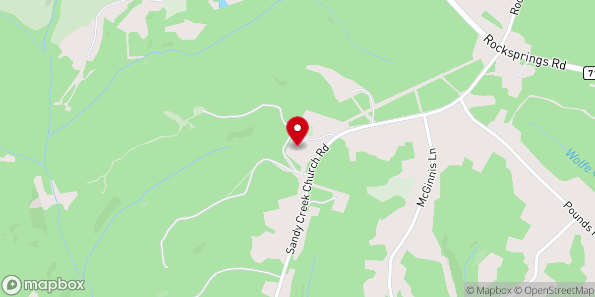 Map showing location of Proctor H Dale