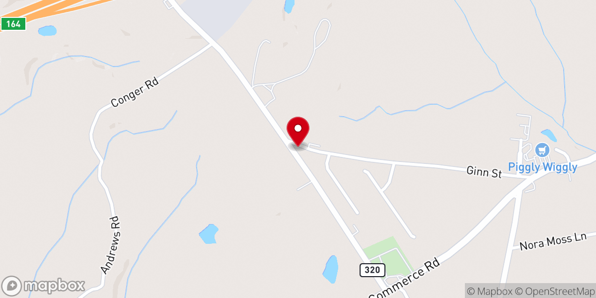 Map showing location of Union Grove CME Church
