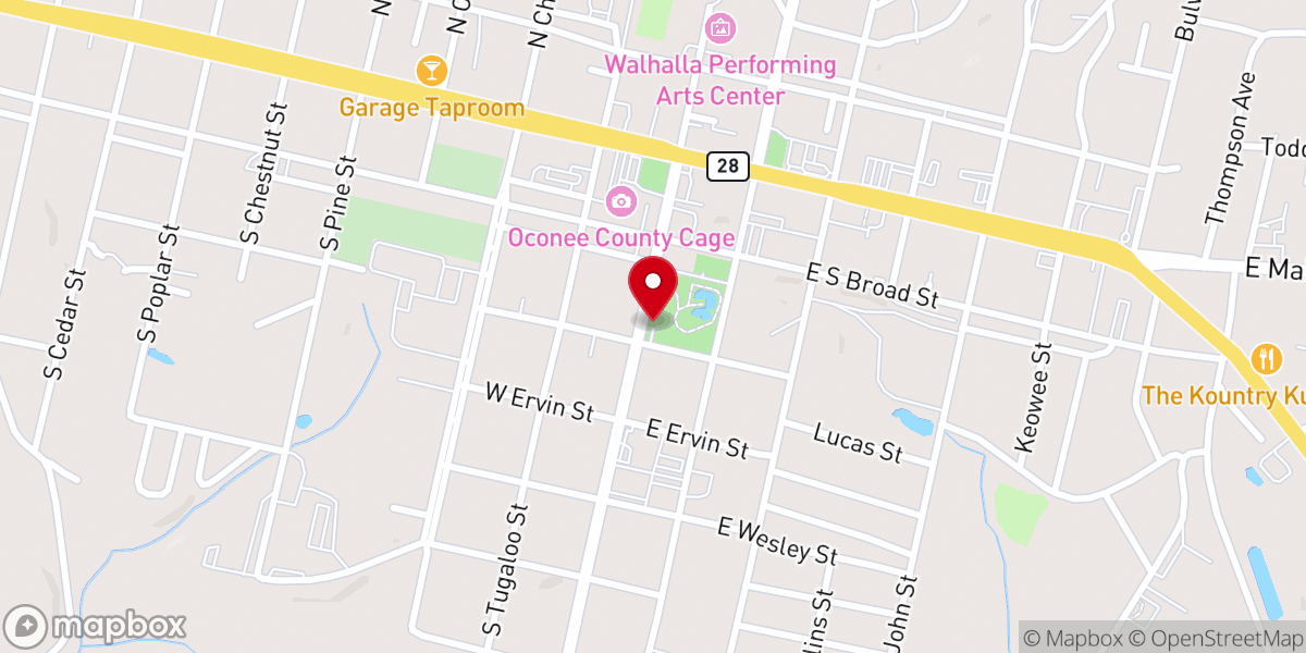 Map showing location of Walhalla Depot