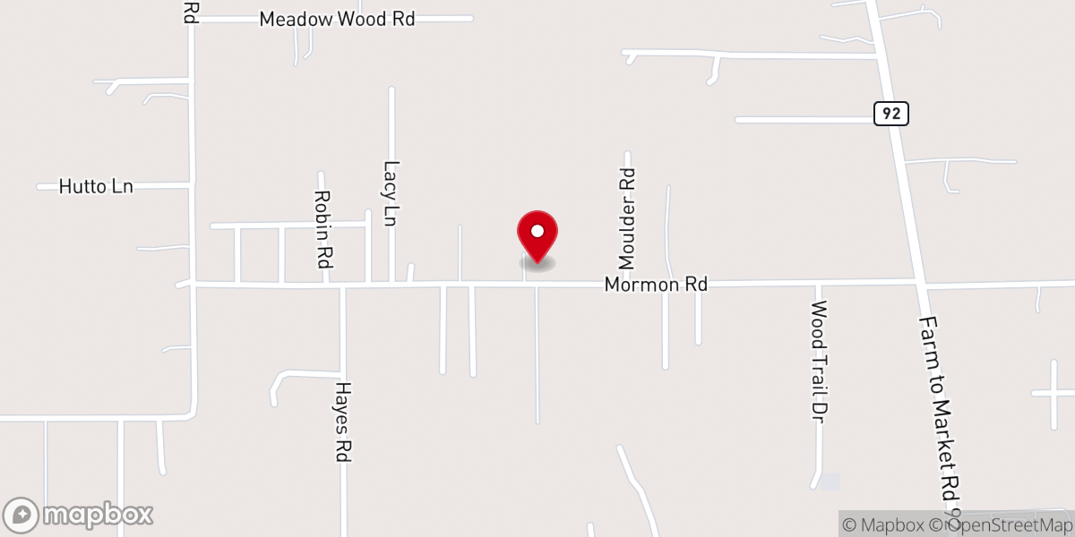 Map showing location of Word of Life Church