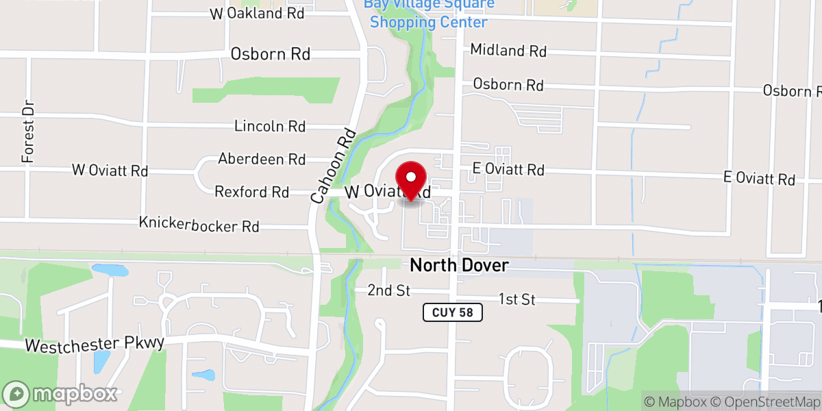 Map showing location of Christ Church Westshore