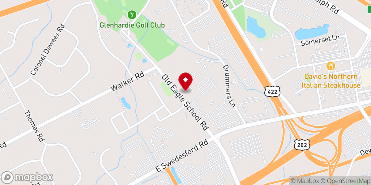 Map showing location of Valley Friends Meeting
