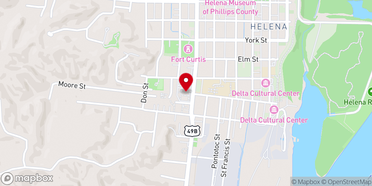 Map showing location of Saint Mary Catholic Church
