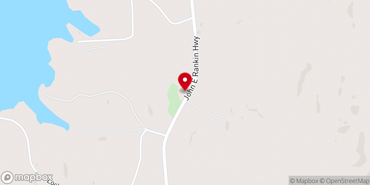 Map showing location of Mount Vernon Baptist Church