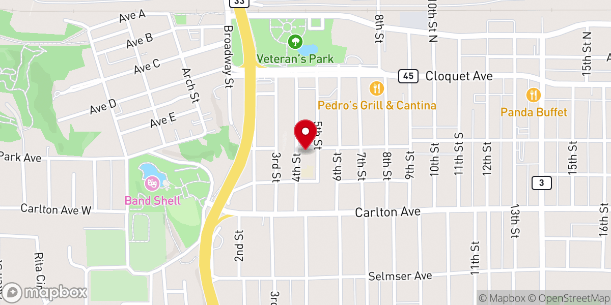 Map showing location of Queen of Peach Parish