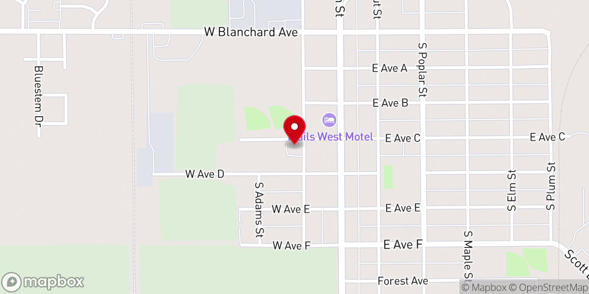 Map showing location of South Central District
