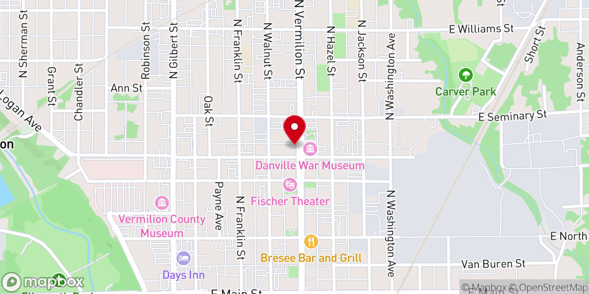 Map showing location of Holiness Mission Church