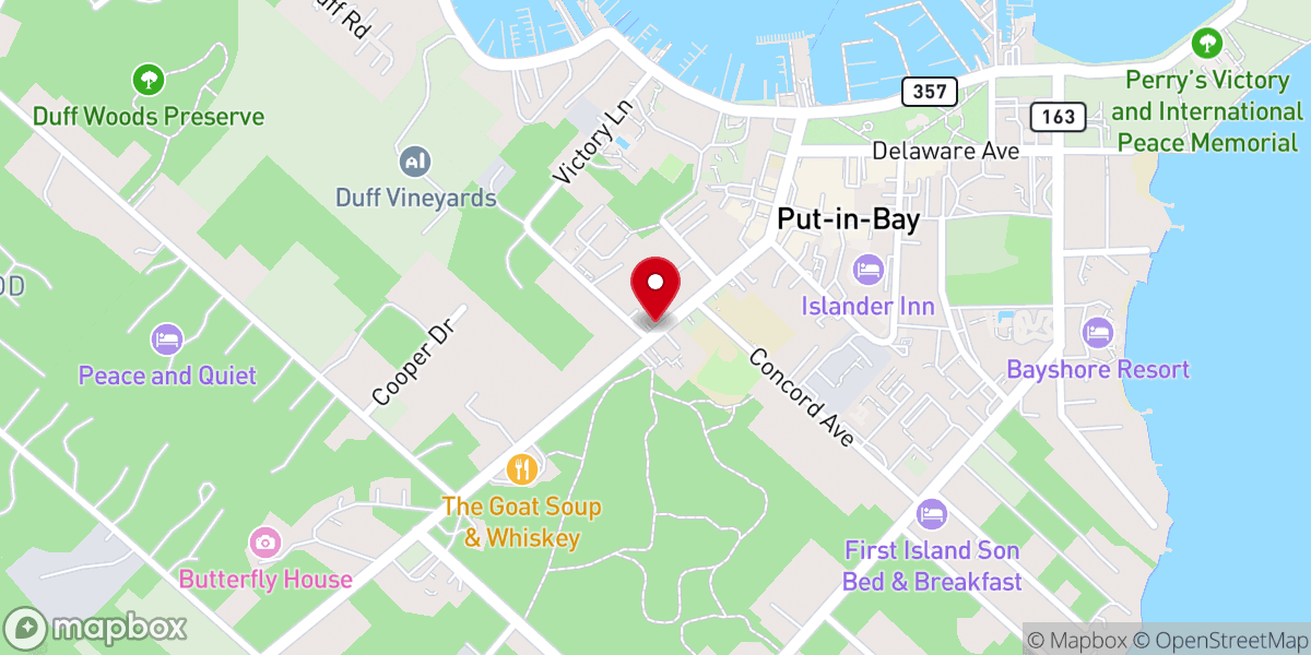 Map showing location of St Paul's Episcopal Church