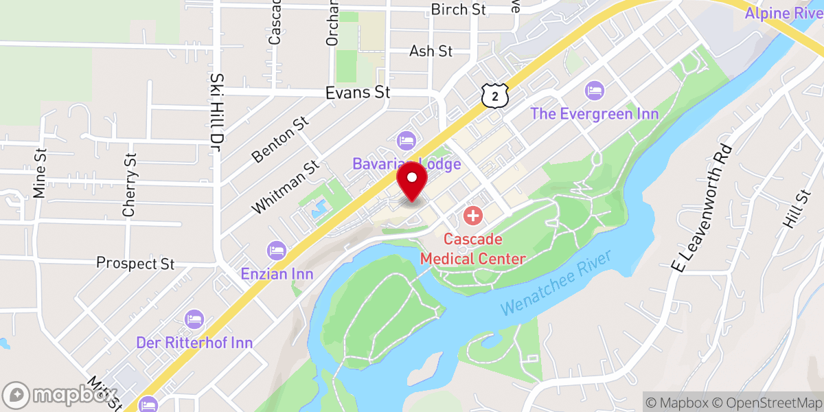 Map showing location of Amour Wedding Chapel