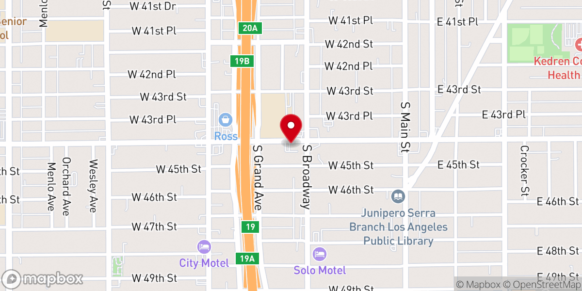 Map showing location of Iglesia Evangelica Emmanuel