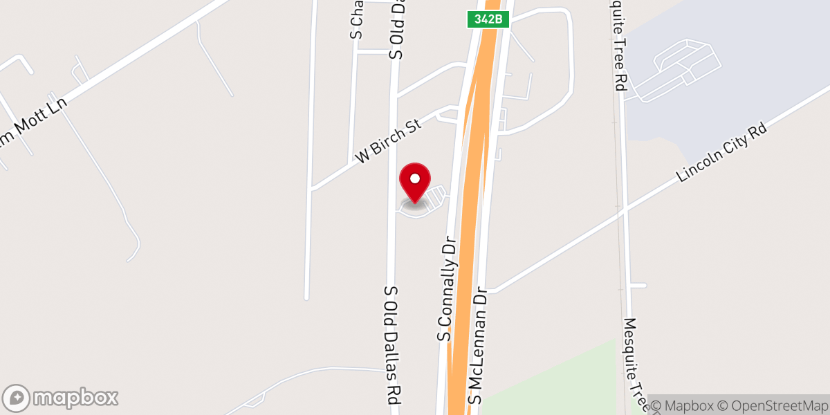 Map showing location of Geneva Hall