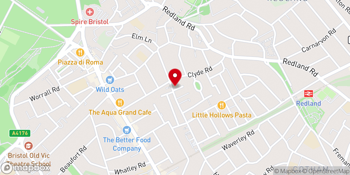 Map showing location of Religious Society of Friends