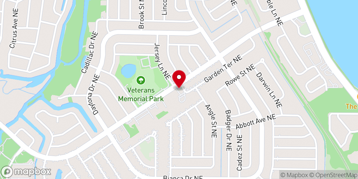 Map showing location of Risen Savior Lutheran Church