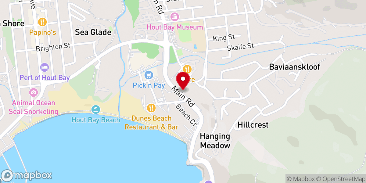 Map showing location of Anglican Church Of St Peter The Fisherman Hout Bay