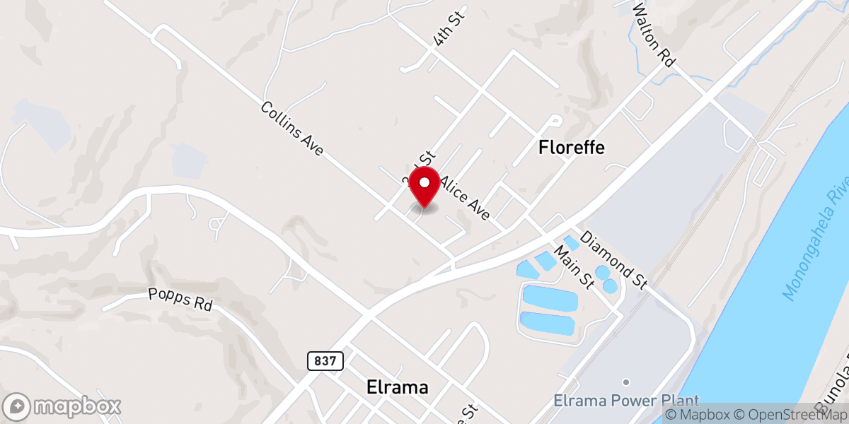 Map showing location of St Isaac Jogues Church - St. John XXIII Parish