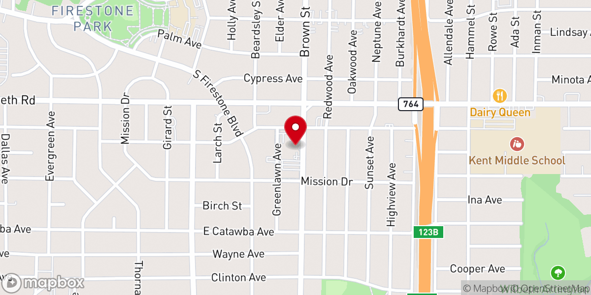 Map showing location of St Paul Catholic Church