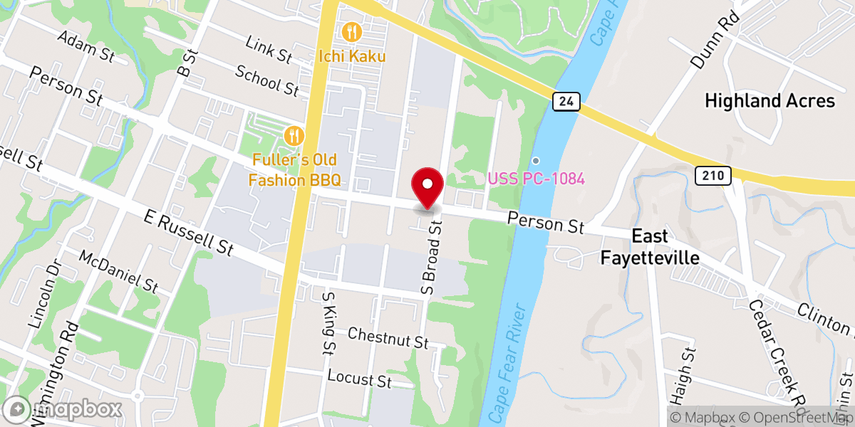 Map showing location of Redeemed Christian Churches International Incorporated