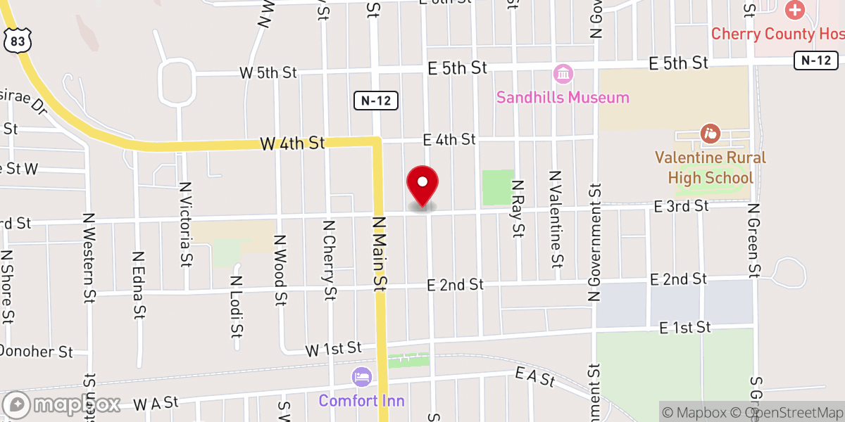Map showing location of Our Savior Lutheran Church Missouri Synod