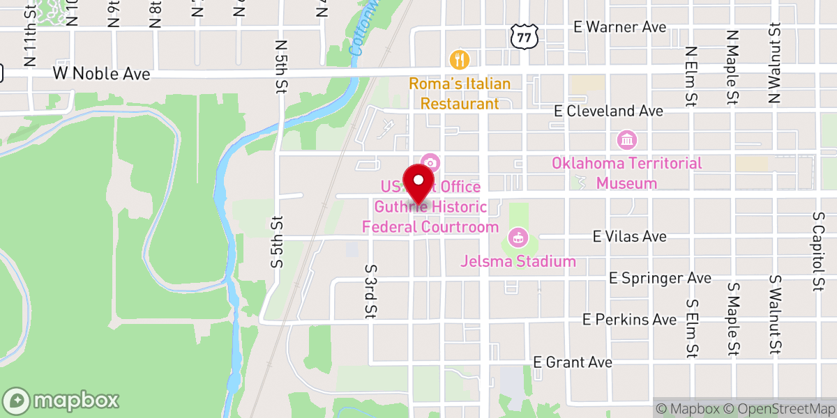 Map showing location of Redstone Country Inn & Wedding