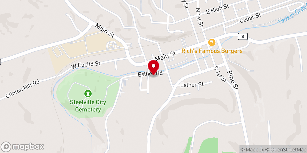 Map showing location of Hoppe Spring Park