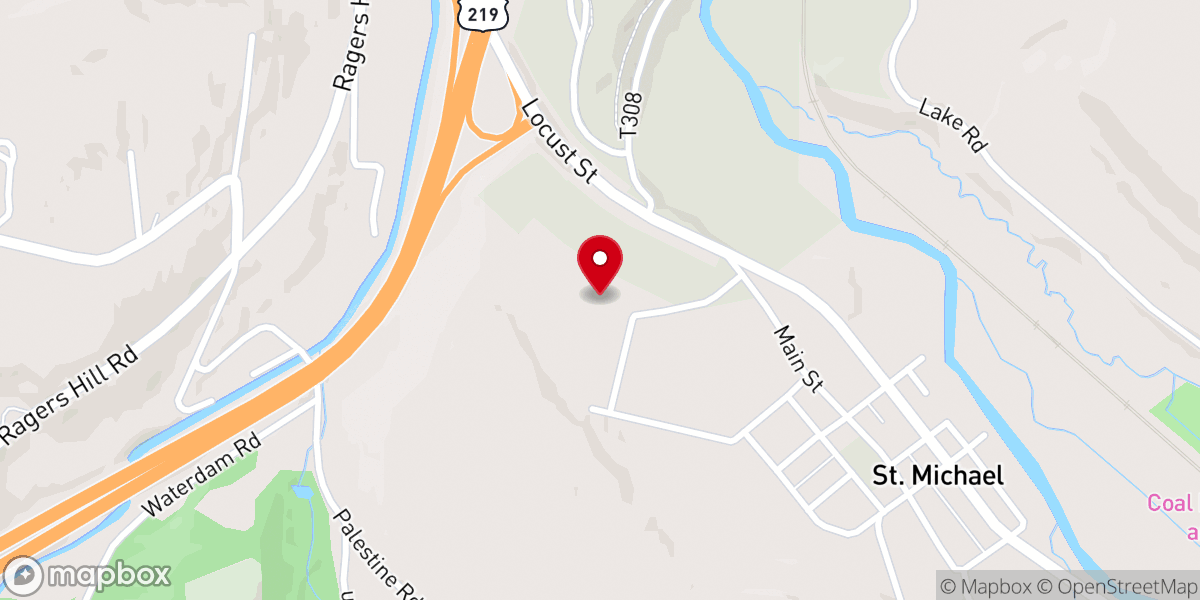 Map showing location of Parkview Alliance Church