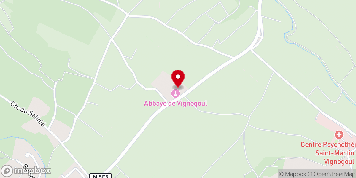 Map showing location of ABBAYE DE VIGNOGOUL