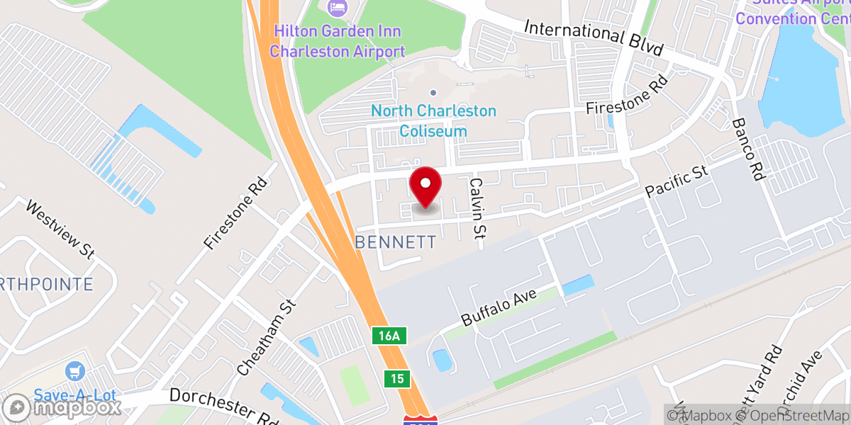 Map showing location of World Harvest Community Church