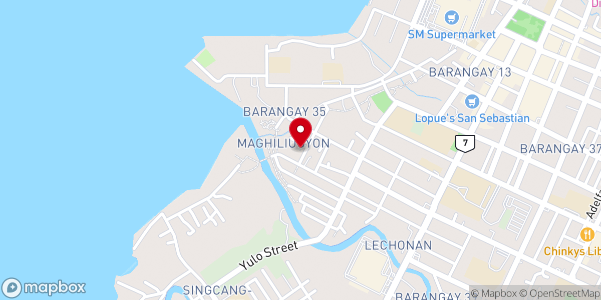 Map showing location of ST. THERESE OF THE CHILD JESUS QUASI PARISH