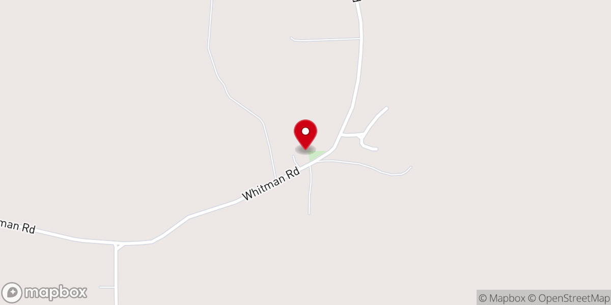 Map showing location of All Saint's Church
