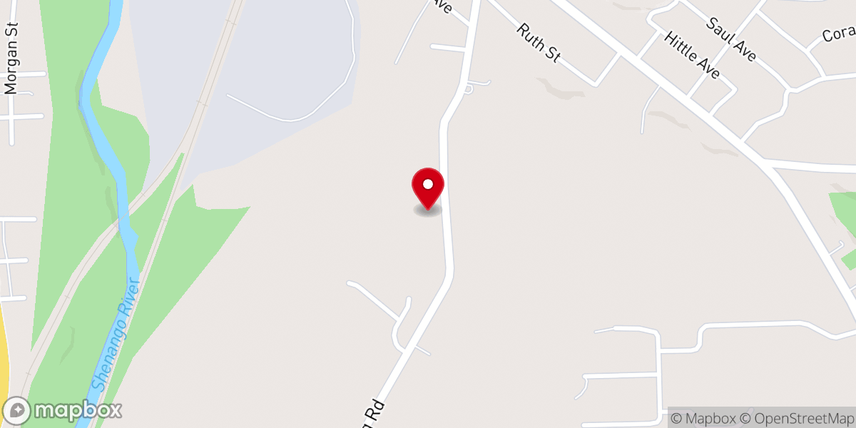 Map showing location of New Beginnings Christian Church