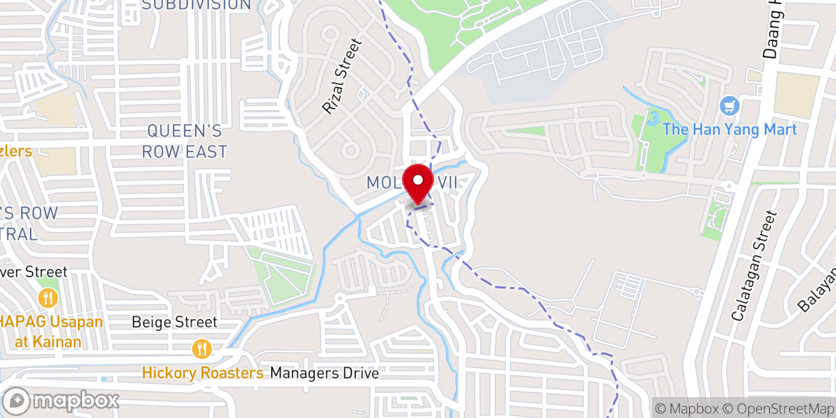 Map showing location of Molino Fundamental Baptist Church