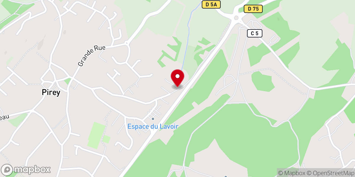 Map showing location of Chapelle Notre-Dame du Refuge
