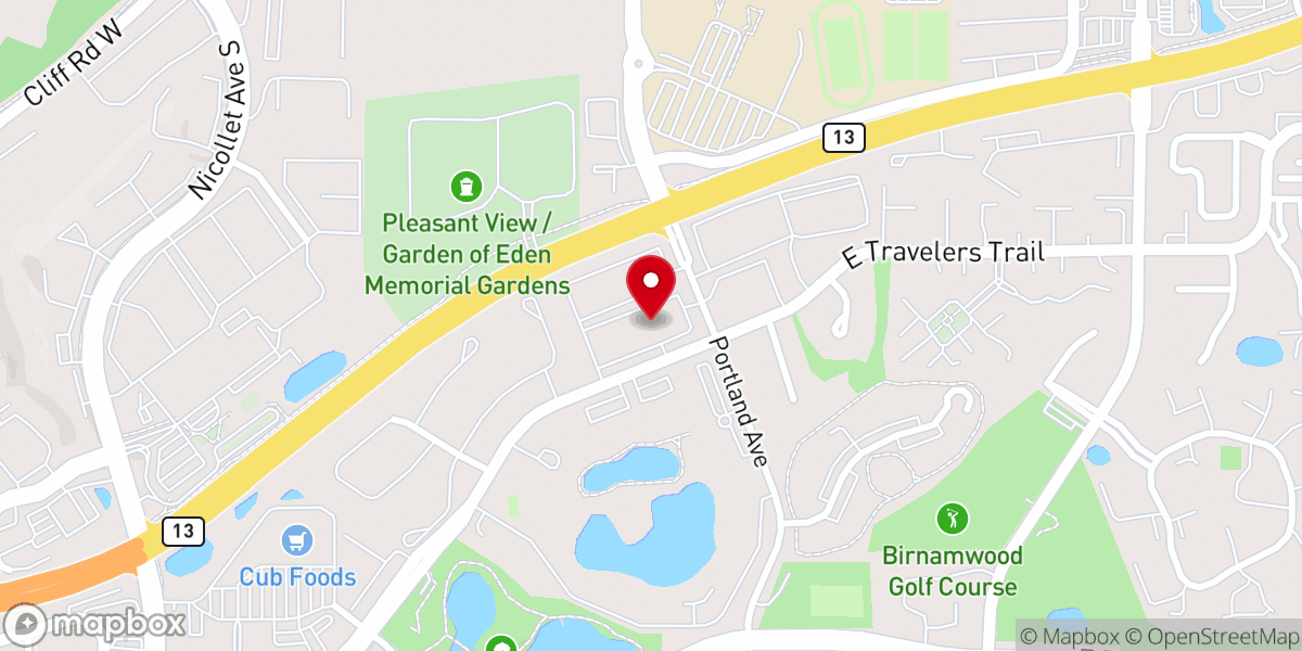 Map showing location of Cornerstone Community Church