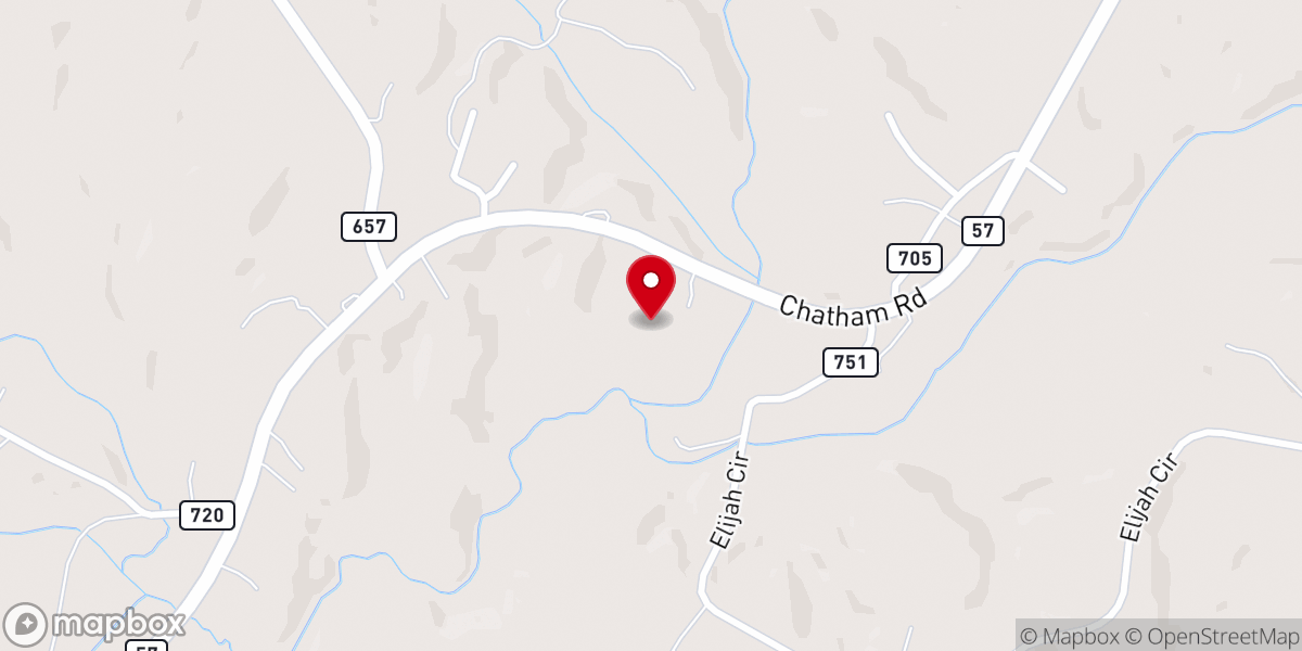 Map showing location of Spirit of Christ Worship Center
