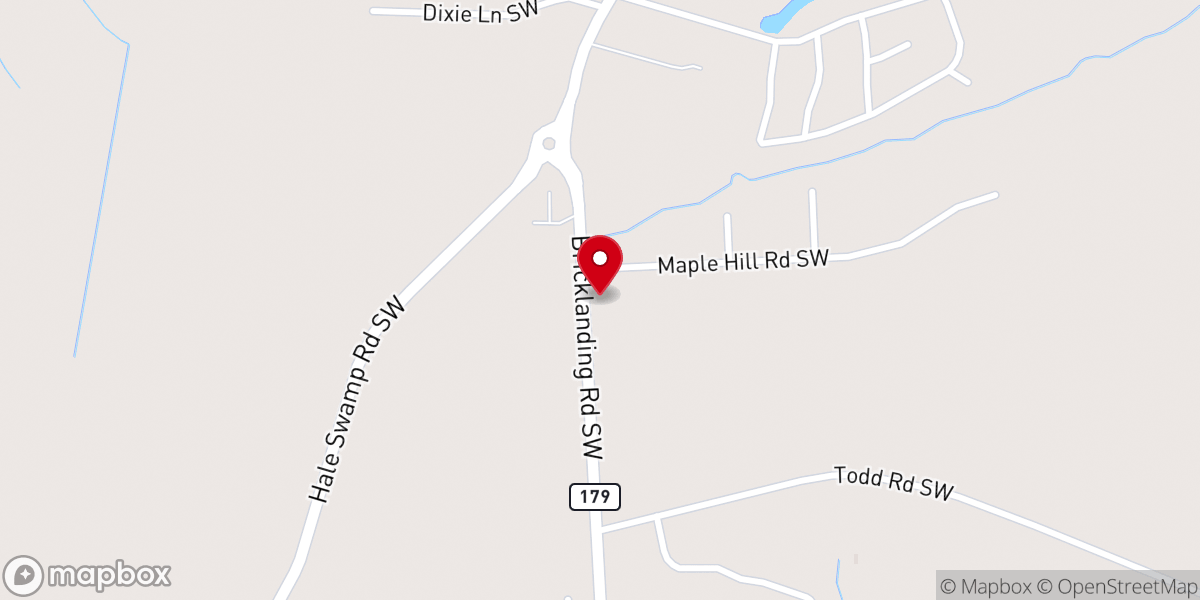 Map showing location of Shallotte Worship And Deliverance Center