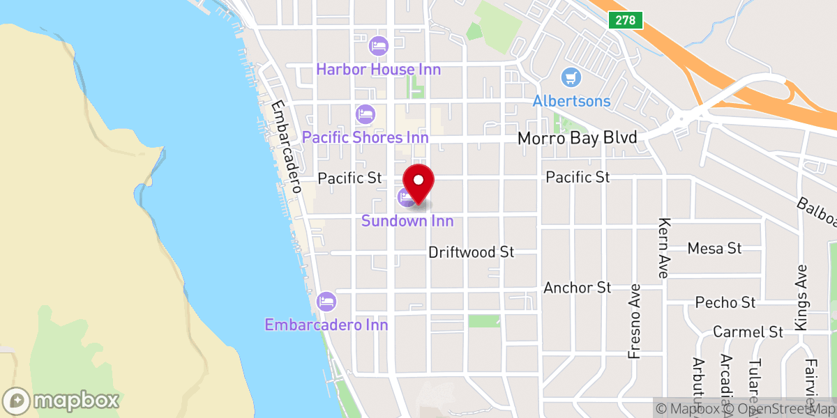 Map showing location of Coastlands Church