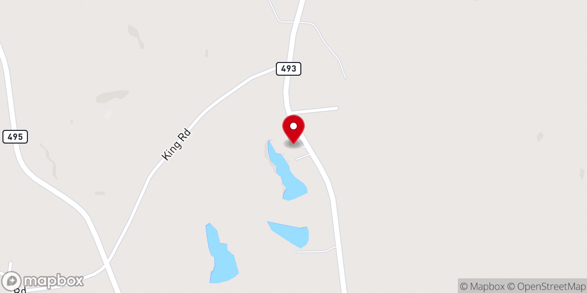 Map showing location of Bailey Presbyterian Church (PCA)