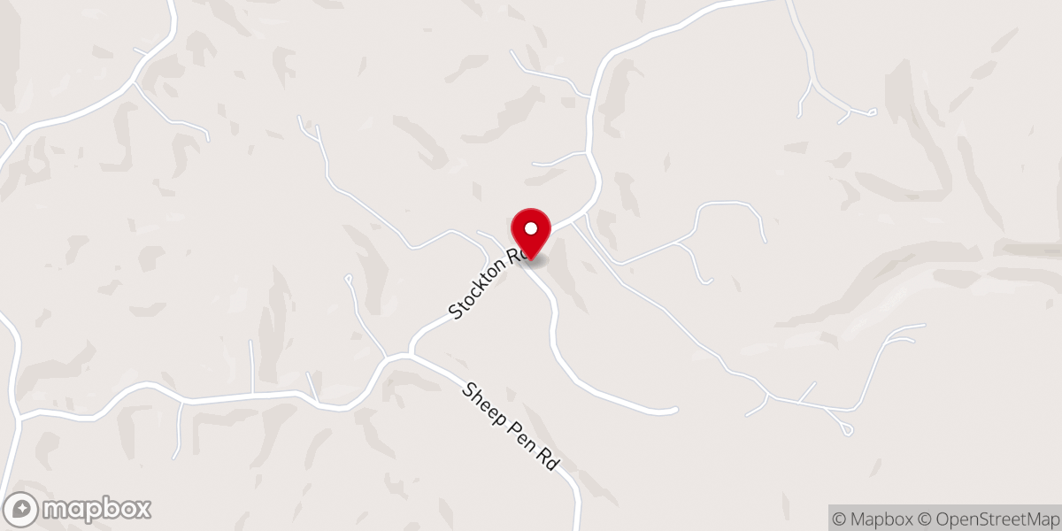 Map showing location of Roberts Church