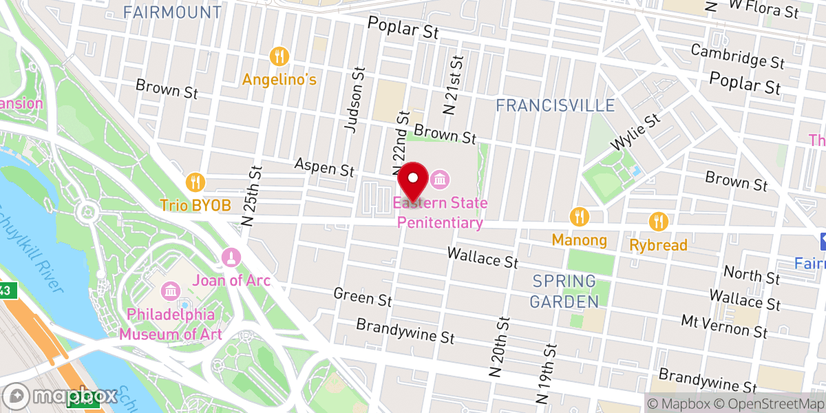 Map showing location of Christian Hope Baptist Church