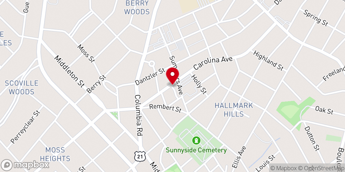 Map showing location of Iglesia Cristiana Petecostes Manantial de Aguas Vivas