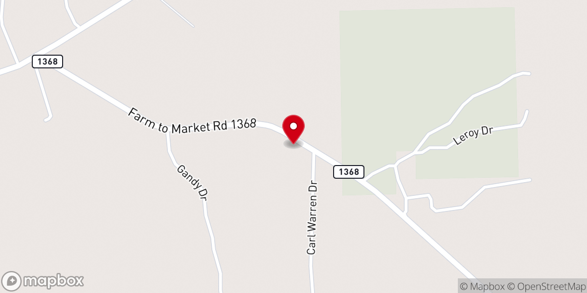 Map showing location of Johnson Thomas Church of Christ