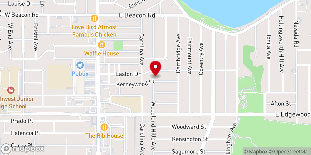Map showing location of Trustworthy Praise Ministries Inc