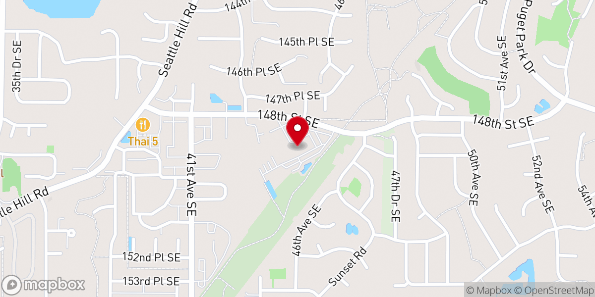 Map showing location of Gold Creek Community Church
