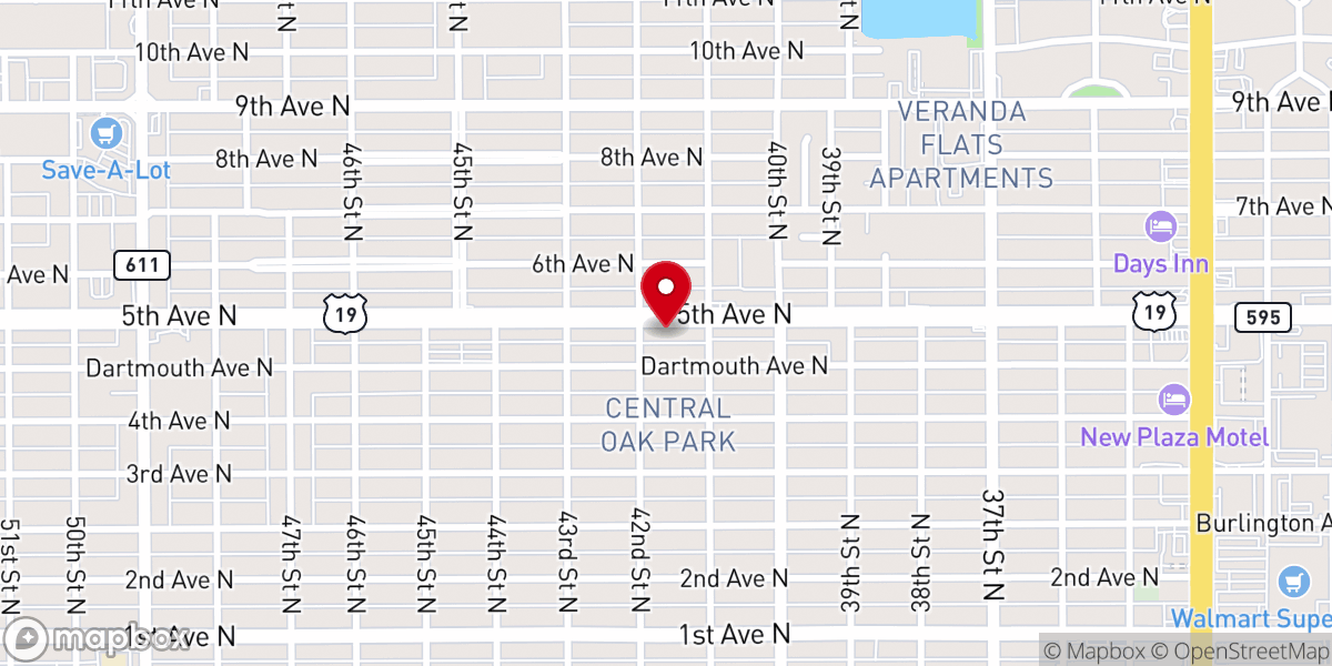 Map showing location of Wingspan Foundation Inc