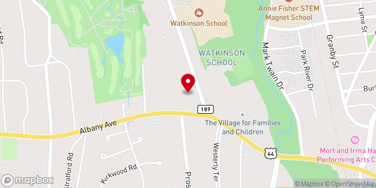 Map showing location of Sisters of Saint Joseph Church