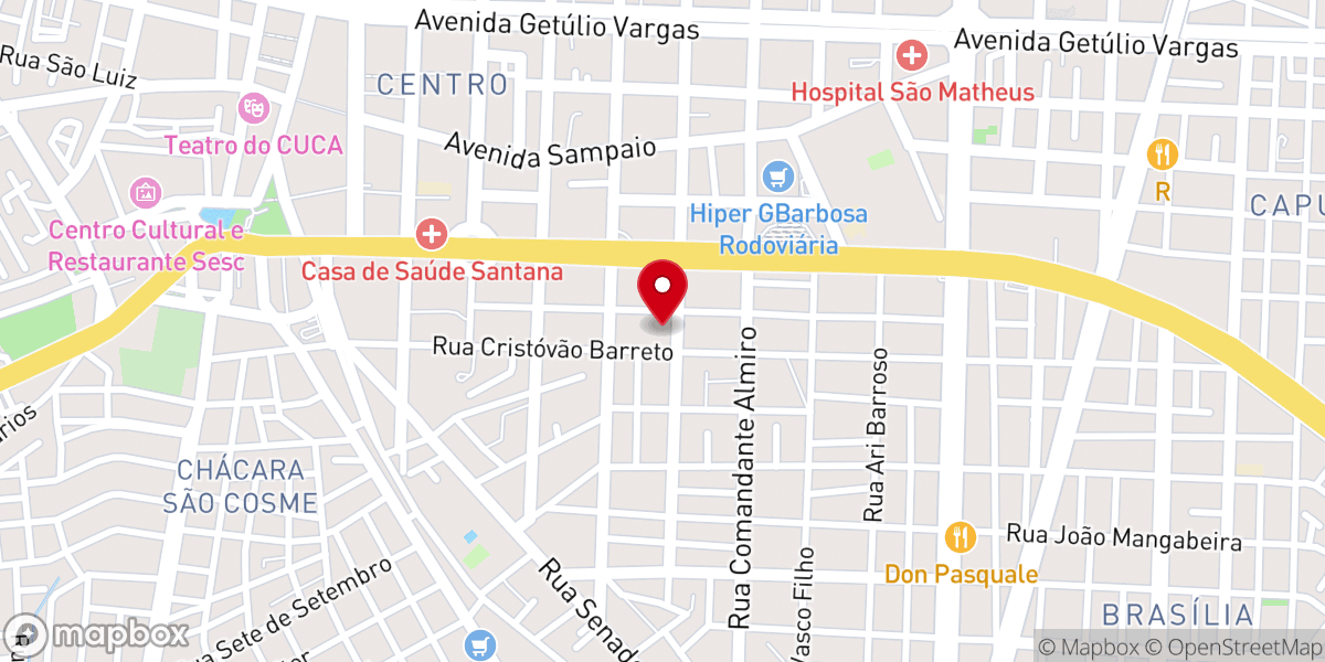 Map showing location of Igreja Messiânica Mundial do Brasil