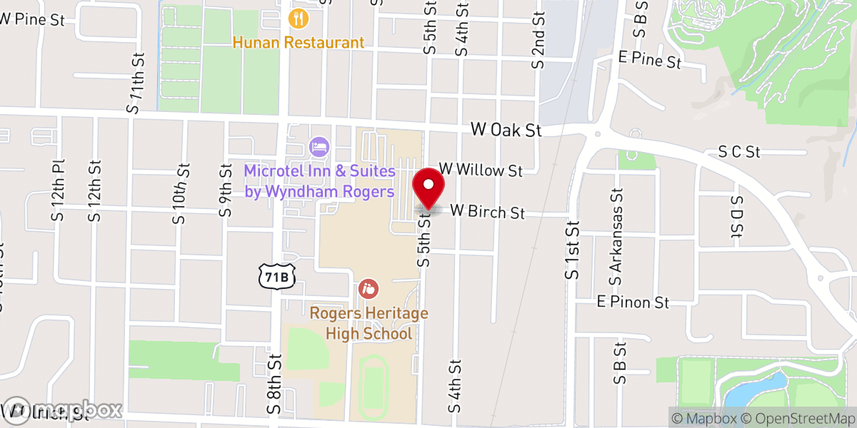 Map showing location of New Life Apostolic Church