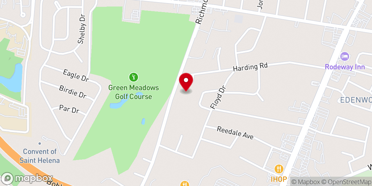 Map showing location of Christ Fellowship Church, Augusta, GA