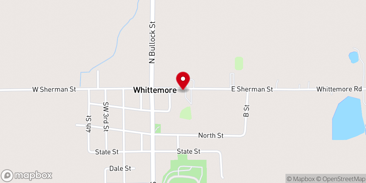 Map showing location of St James Catholic Church